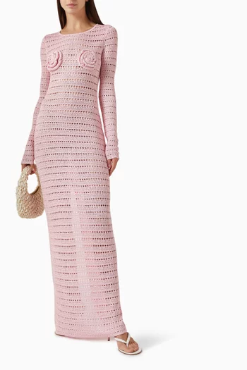 Rosette Dress in Crochet