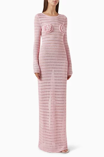 Rosette Dress in Crochet