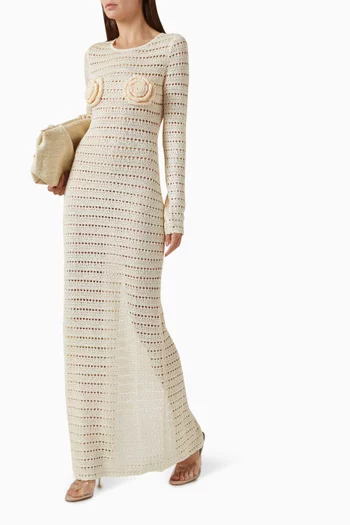 Rosette Dress in Crochet