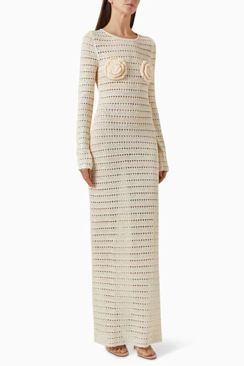 Rosette Dress in Crochet