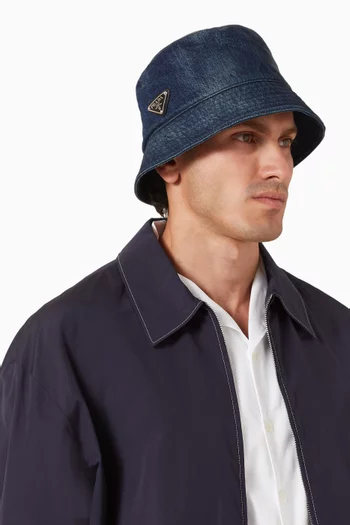 Bucket Hat in Denim