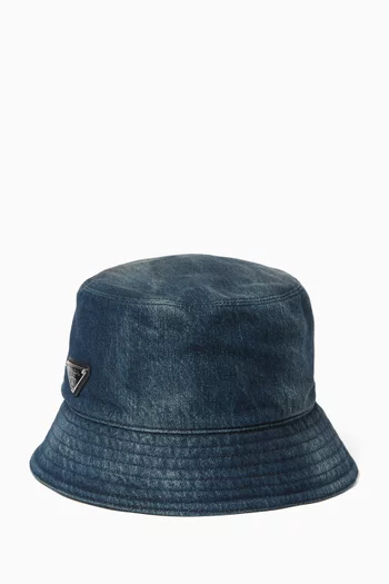 Bucket Hat in Denim