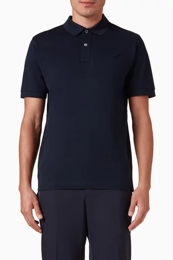 Logo Polo Shirt in Cotton-pique
