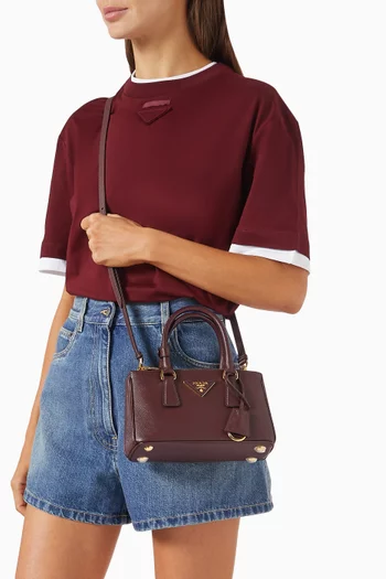 Mini Galleria Tote Bag in Saffiano Leather
