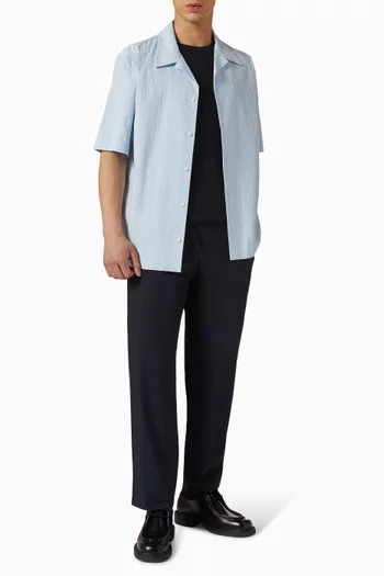 Elastic Tapered Pants in Cotton