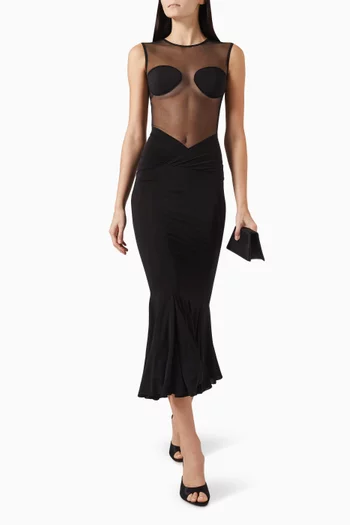 Camille Sheer Padded Bodysuit