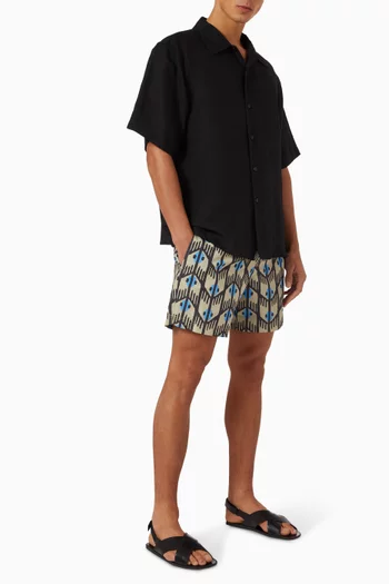 Geometric Classic Swim Shorts