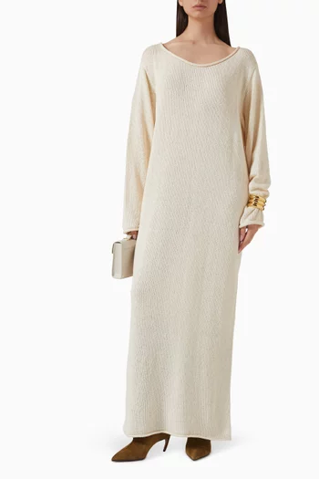 Nora Lite Oversized Maxi Dress in Cotton-knit
