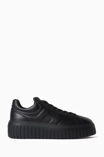 H-Stripes Sneakers in Leather