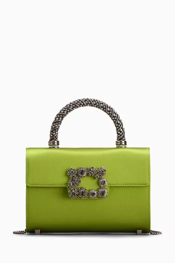 Mini Jewel Efflorescence Bag in Satin