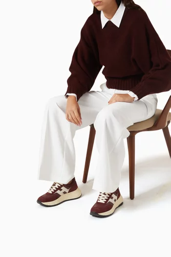 Hi-Fi Sneakers in Nappa Leather & Suede