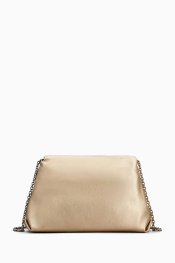 Mini Efflorescence Clutch in Calfskin Leather