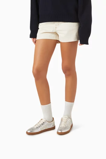 Cool Sneakers in Metallic Leather