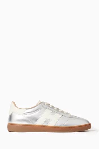 Cool Sneakers in Metallic Leather