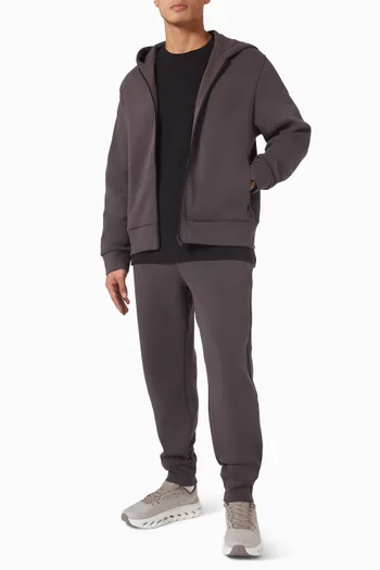 Focus Tech Zip Hoodie in Cotton-blend