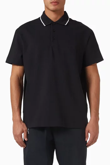 Courtside Polo Shirt in Cotton Pique