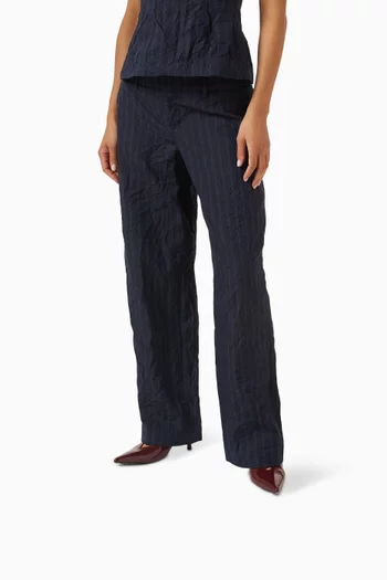 صندل سيلفي بكعب 45 مم وسير خلفي جلد لامع