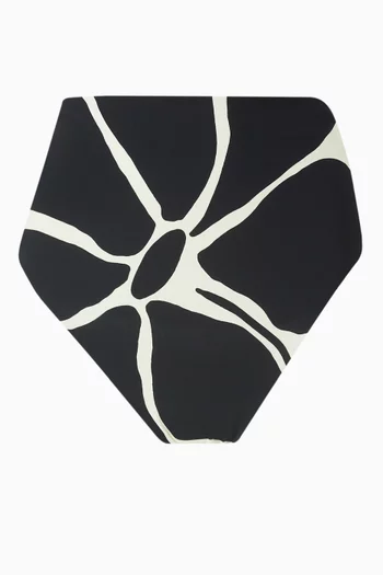 قطعة بيكيني سفلية إليسا بخصر مرتفع