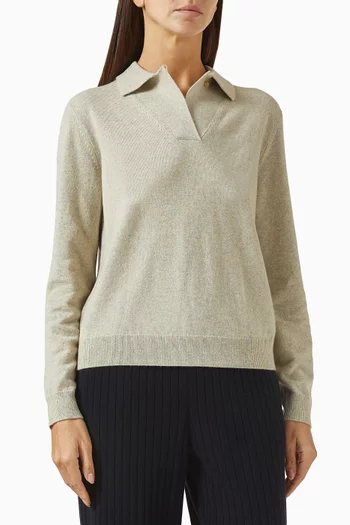 Lago D'Orta Polo Shirt in Baby Cashmere