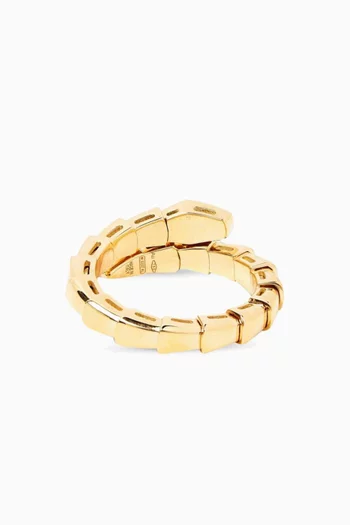 Serpenti Viper Diamond Ring in 18kt Gold