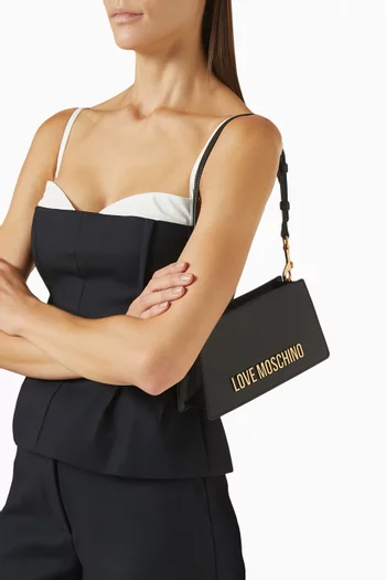 Small Shoulder Bag in Faux Leather