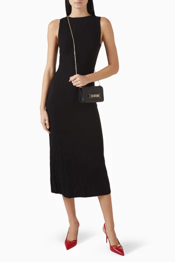 Small Crossbody Bag in Quilted Faux Leather