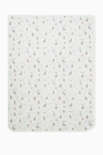 بطانية أكسل بنقشة أرنب 