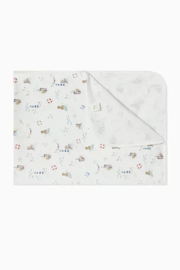 بطانية أكسل بنقشة أرنب 