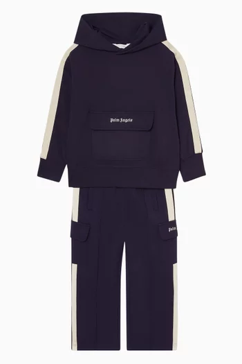 بنطال رياضي كارغو مخطط 