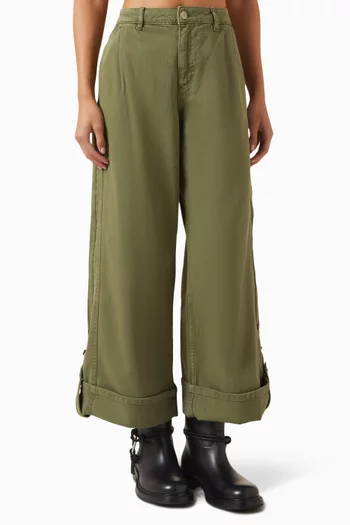 Wylie Turn-up Jeans in Denim