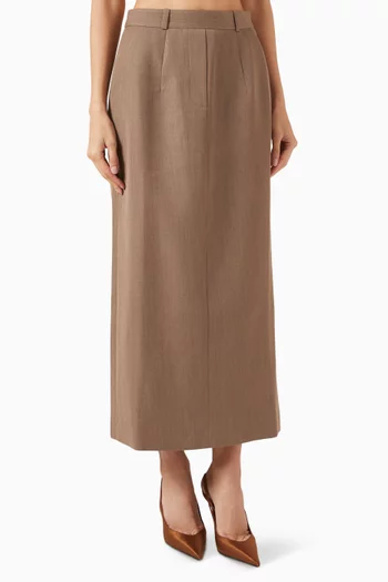 تنورة داليا بوليستر كريب