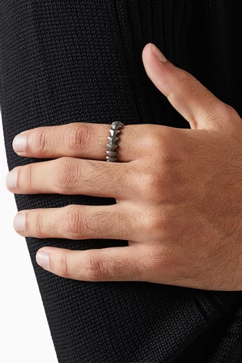 Armory® Band Ring in Titanium