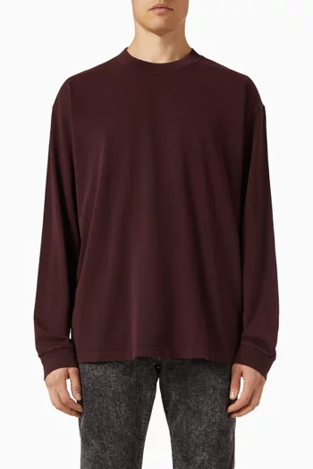 Logo Crewneck Sweater in Knit