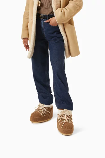 Icon Low Boots in Fleece