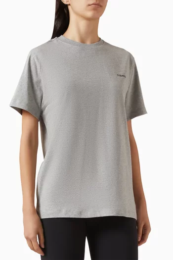 Logo Boxy T-shirt in Cotton