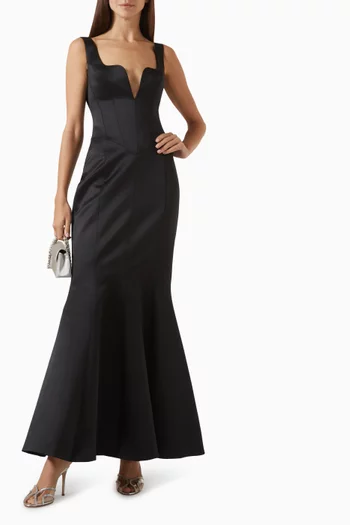 Ultio Dress in Matte Satin