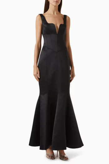 Ultio Dress in Matte Satin