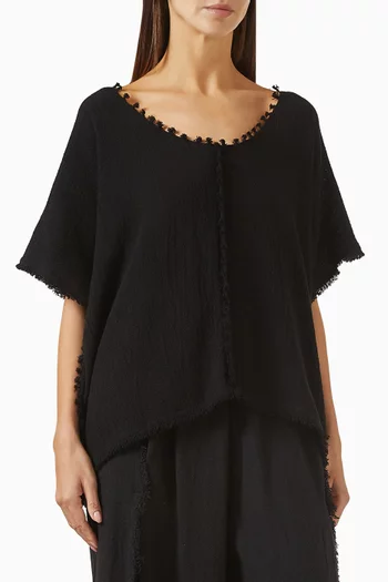 Tixholop Top in Cotton Jute