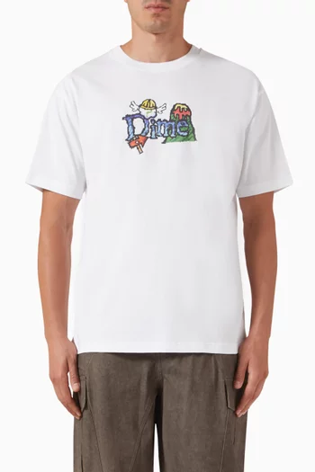 Classic Fuzzy T-shirt in Cotton