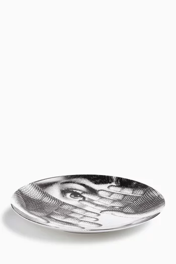 Tema e Variazioni N.154 Wall Plate in Porcelain