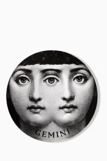 Tema e Variazioni N. 350 Wall Plate in Porcelain