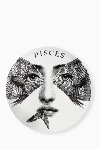 Tema e Variazioni N.359 Wall Plate in Porcelain