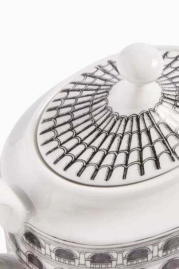 Architecture Sugar Bowl in Porcelain