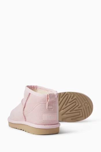 Classic Ultra Mini Dazzle Boots in Suede