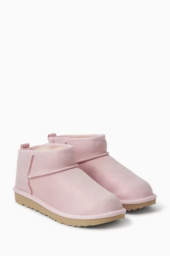 Classic Ultra Mini Dazzle Boots in Suede