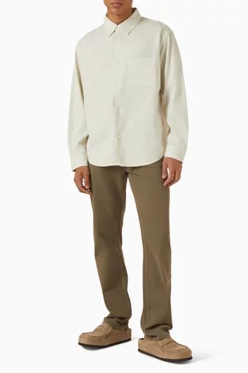 بنطال جينز مودرن بقصة ساق مستقيمة دينم