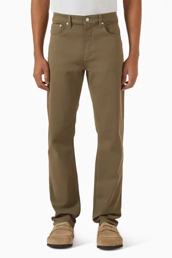 بنطال جينز مودرن بقصة ساق مستقيمة دينم