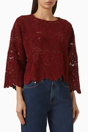 سترة ارولد بقصة مربعة حرير