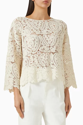 سترة ارولد بقصة مربعة حرير