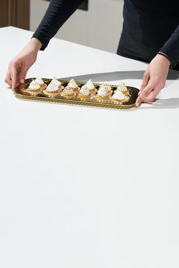 Small Striations Serving Tray